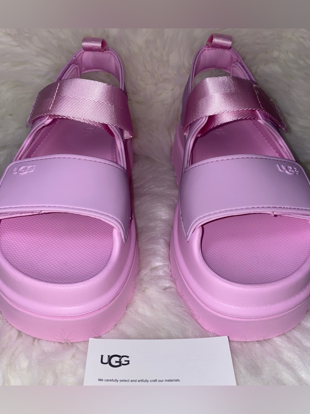 UGG Size 9 GoldenGlow woman sandals  New in original box